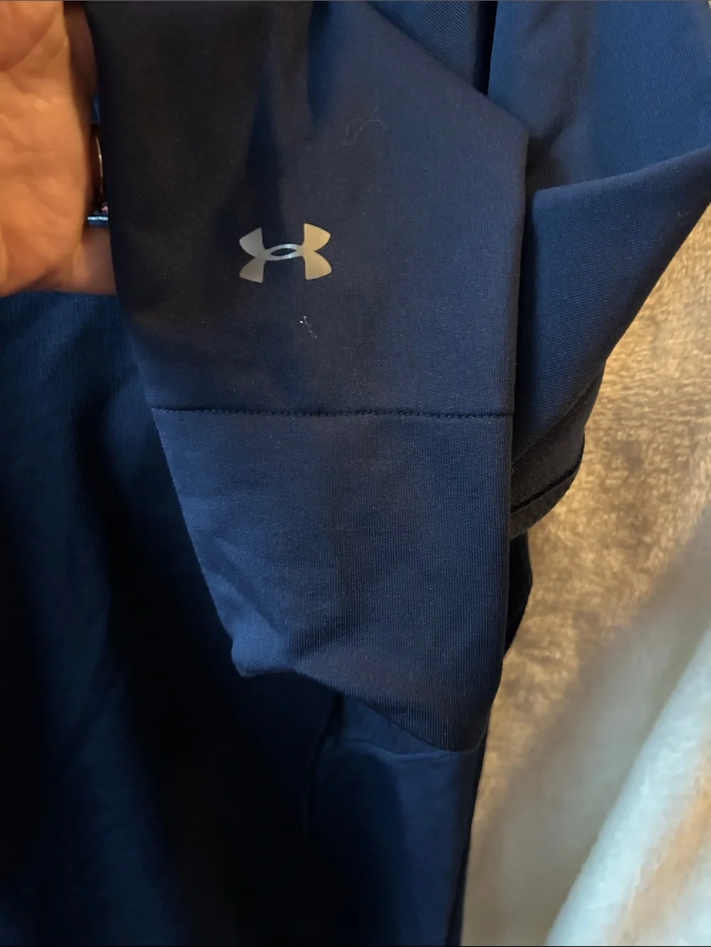 Under Armour Navy Bucknell Quarter-Zip Pullover rare XL